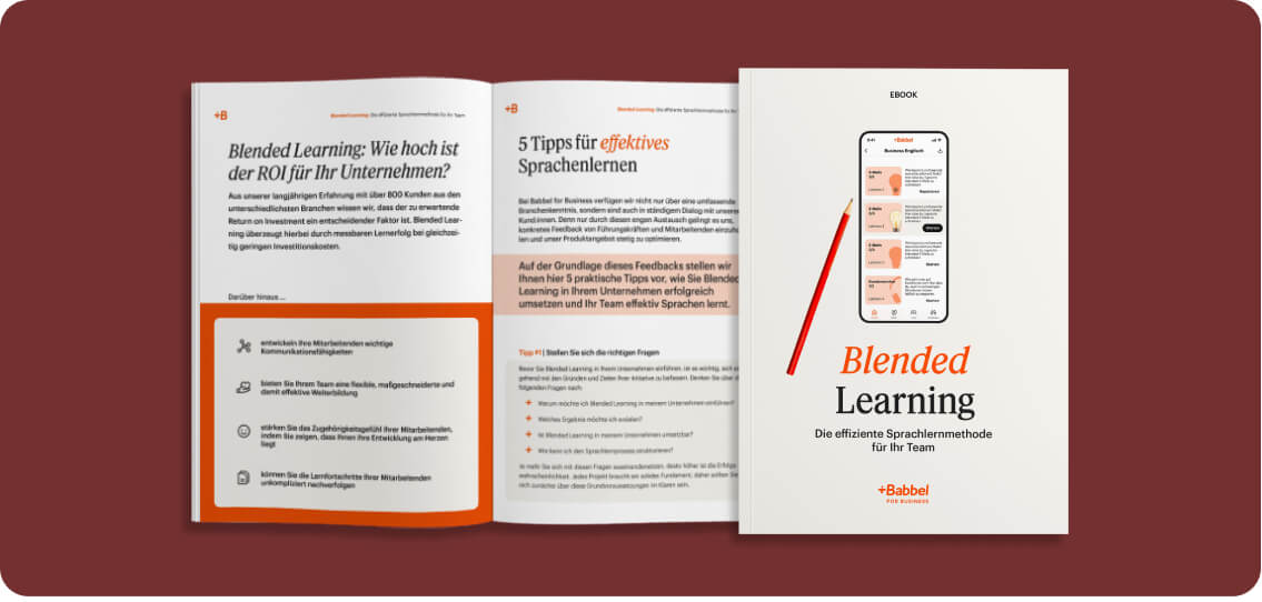 E-Book | Blended Learning | Babbel for Business