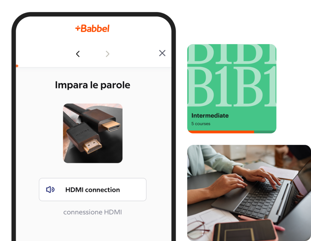 esempio di lezione per un corso di lingua per aziende tech di babbel for business