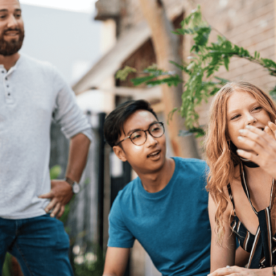 Group of people talking